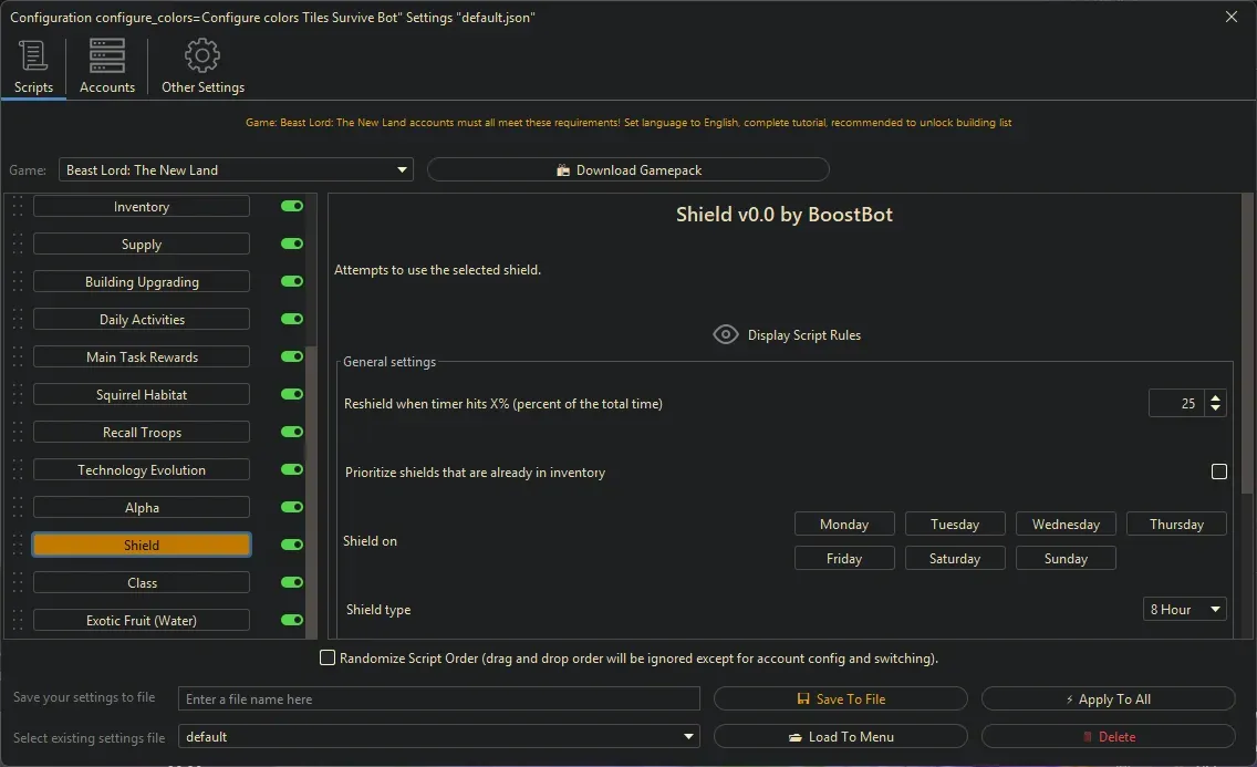 Beast Lord Bot - Shield