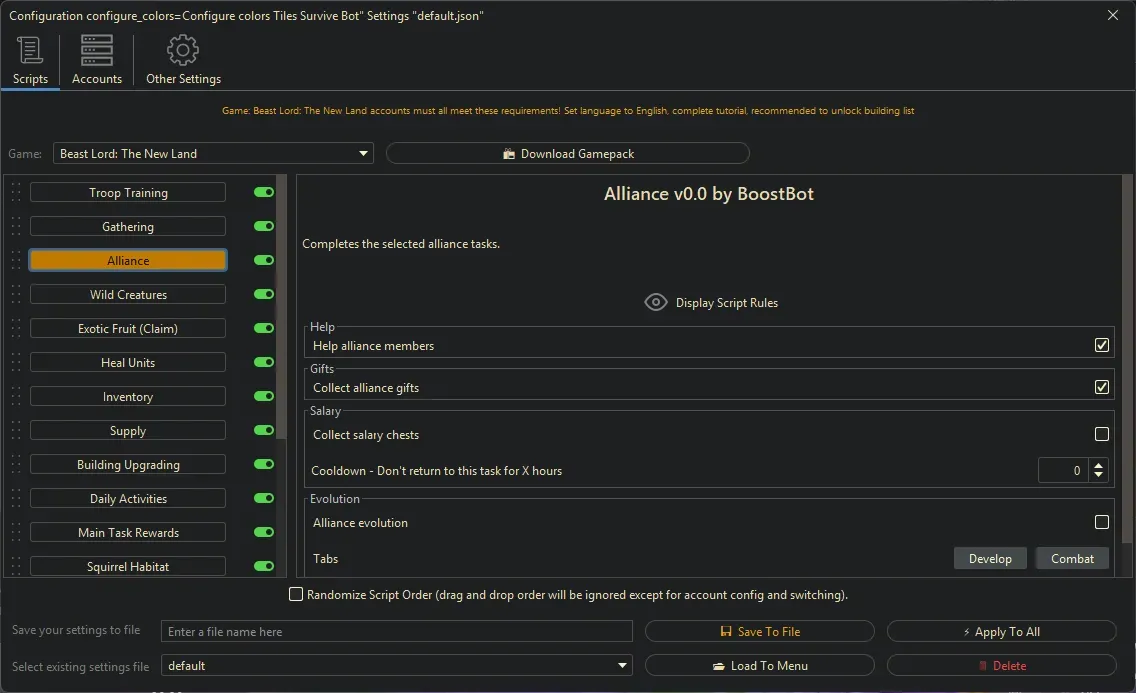 Beast Lord Bot - Alliance